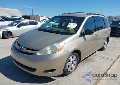 2007 Toyota Sienna Le z USA, uszkodzony, nr VIN 5TDZK23C27S081299